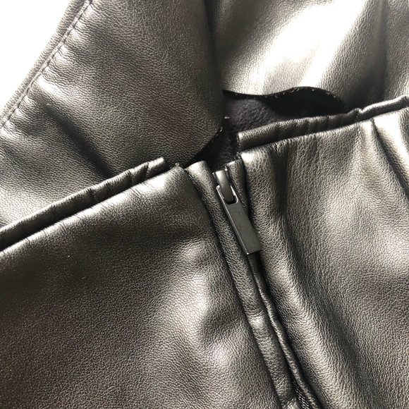 Zara Faux Leather Leggings - Picture 7 of 12